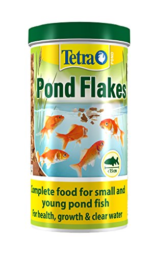Tetra Pond Flake Fish Food, alimento Completo para Peces pequeños y pequeños, 1 litro