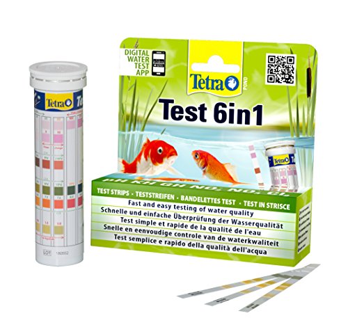 Tetra Pond Test 6in1, 25 pruebas en tiras