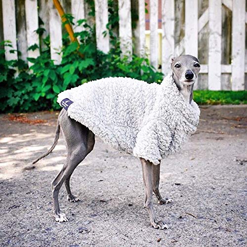 The Trendy Whippet Pijama de Forro Polar Suave Gris con diseño de Galgo Italiano, Azabache, Lurcher, Galgo, Saluki Sighthound.