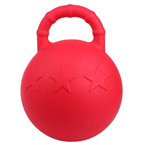 Toygogo Pelota para Caballos Bola de Juguete Mascotas de 25 cm Pelota para Masticar