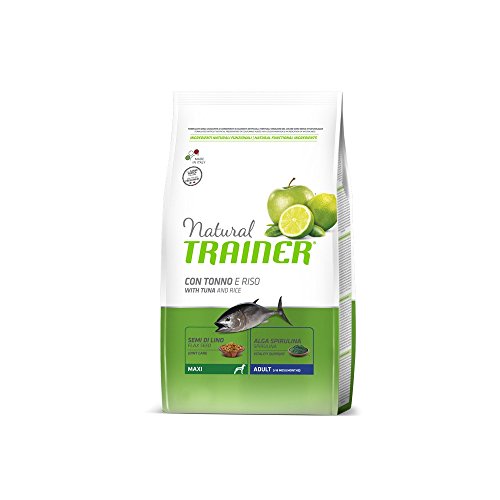 TRAINER Natural Maxi atún Arroz KG. 12 alimentos secos para perros