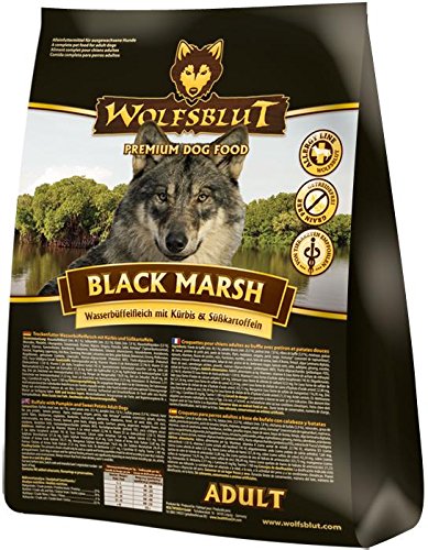 Wolfsblut Black Marsh, Alimento Deshidratado para Perro, Sabor Búfalo, Boniato y Calabaza, 2 kg
