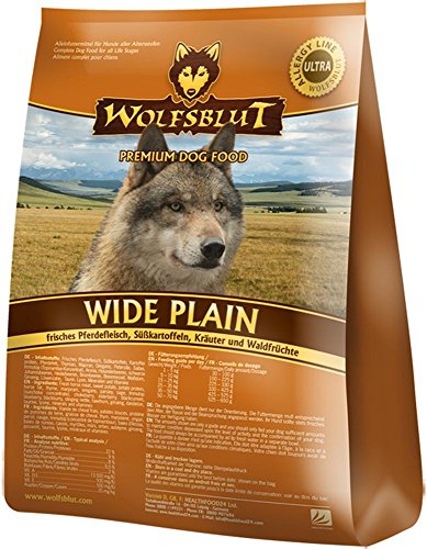Wolfsblut Wide Plain, Alimento Deshidratado para Perro, Sabor Caballo y boniato - 15 kg
