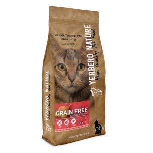 YERBERO Nature Cats Grain Free Pavo Comida para Gatos SIN Cereales 1,5kg