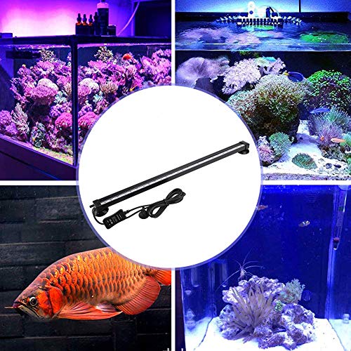 Zerodis - Luz LED sumergible para acuario, con mando a distancia y lámpara LED de colores para kit de luz de acuario