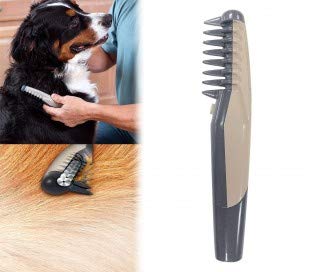 045763 - Peine eléctrico para cortar y desenredar pelo de perros y gatos. Funciona a pilas.Media Wave Store ®