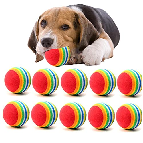 10pcs Mini Perro Pequeño Juguetes para Mascotas Perros Chew Perro De Perrito De La Bola De La Bola para Cachorros De Juguetes para Mascotas Perros Pelota De Tenis Pelota De Juguete Productos