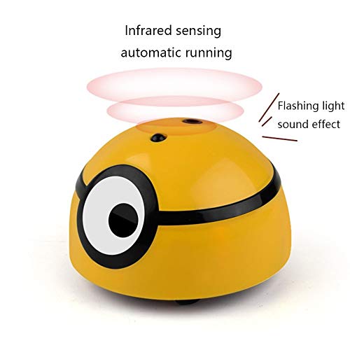 1111 para Gatos Pelota USB Juguete Interactivo para Caminar Sensor Infrarrojo Suministros para Mascotas Gato Rascarse Fugitivo Minion Ball Juguete De Escape Inteligente
