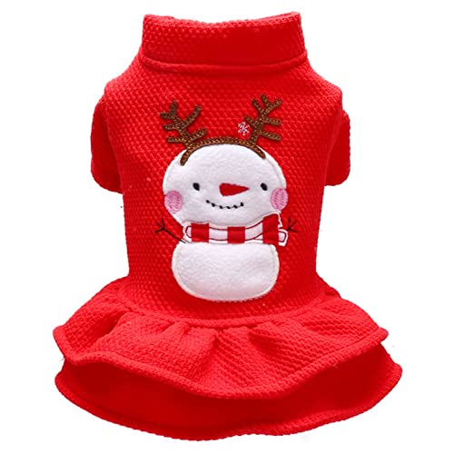 Abrigo de algodón cálido con capucha para perro, disfraz de Navidad, muñeco de nieve, muñeco de nieve, para perros, disfraz de Navidad, disfraz de Navidad