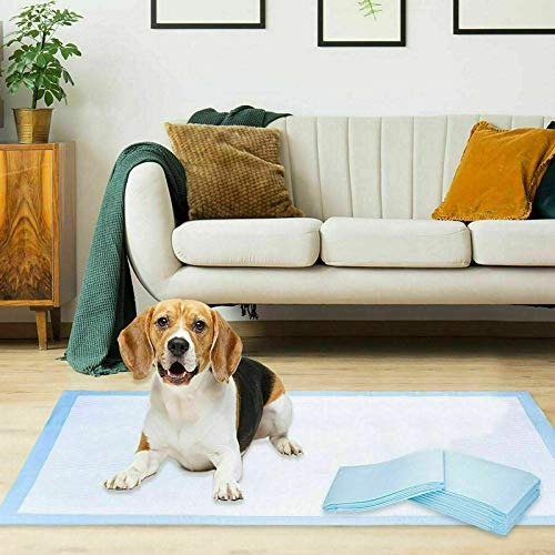 ABRUS® – Almohadillas de entrenamiento para perros y cachorros, almohadillas de entrenamiento para mascotas, 20, 50 y 100 almohadillas de color azul y rosa (50 paquetes de almohadillas azules)