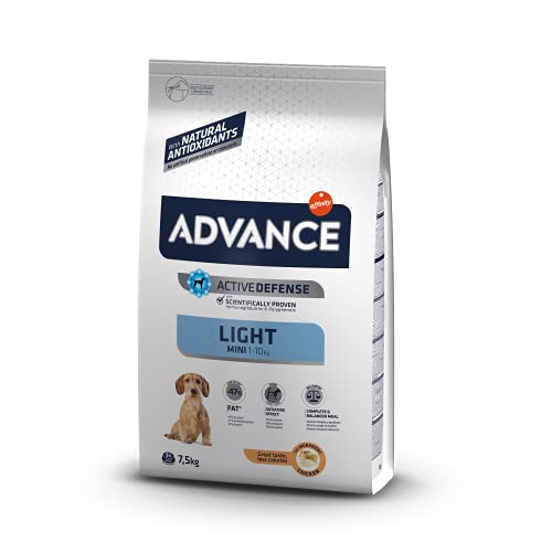 Advance Mini Light - Pienso Light para Perros De Razas Pequeñas - 7.5 Kg 7500 g