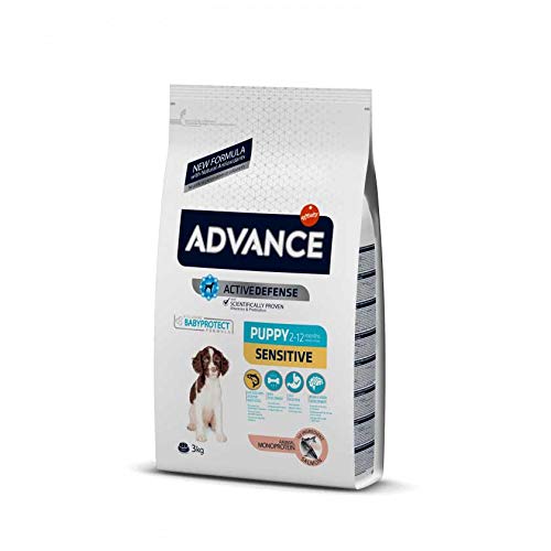 ADVANCE Pienso para perros Dog Puppy Sensitive Salmón y arroz, 12 kg