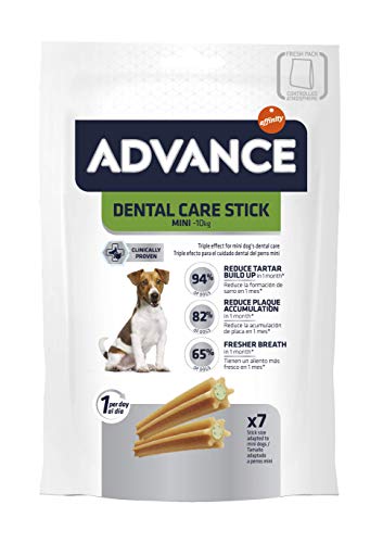 ADVANCE Snacks Dental Care Stick Mini - Barrita Dental Para Perros De Razas Pequeñas - 90 g