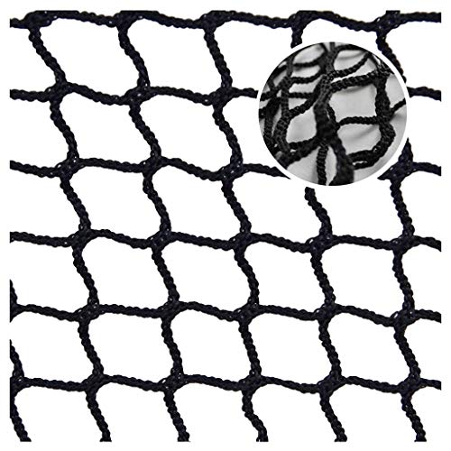 AEINNE Goal Nets,Red Cuerda  Negra Escalera Bebe de Terraza Seguridad Niños Deportes Escaleras Protección Gatos para Balcones Malla Nylon Goal Net Nets Redes Bola Campo Aire Libre Futbol Golf
