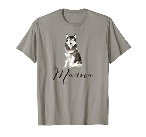 Alaskan Malamute Dog Mama, Alaskan Malamute Doggy Mom Mamá Camiseta
