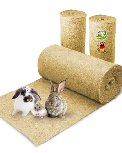 Alfombra de roedor de cáñamo 100% orgánico, longitud 5 m, ancho: 40 cm, grosor 5 mm, alfombra de cáñamo/alfombra