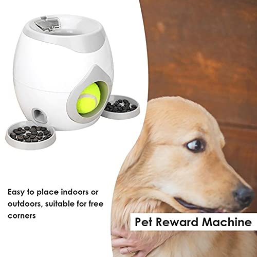 Alimentador automático de mascotas para buscar pelota de tenis, lanzador automático de pelotas, juguetes de entrenamiento para perros, máquina interactiva para lanzar pelotas