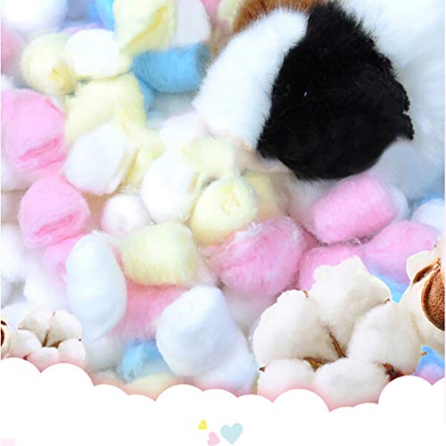Alivier Colorido algodón Bola Hamster Invierno Cálido Casa Jaula Suministro Relleno Filtro Algodón Relleno de Bolas