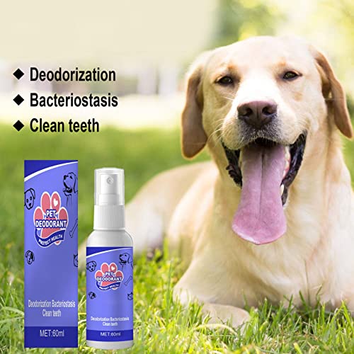 Ambientador para el aliento de perro - Spray para el aliento de perro con formulaciones naturales - Aditivo de agua para el cuidado bucal para perros, gatos, mascotas - Sin cepillado y combate Pomrone