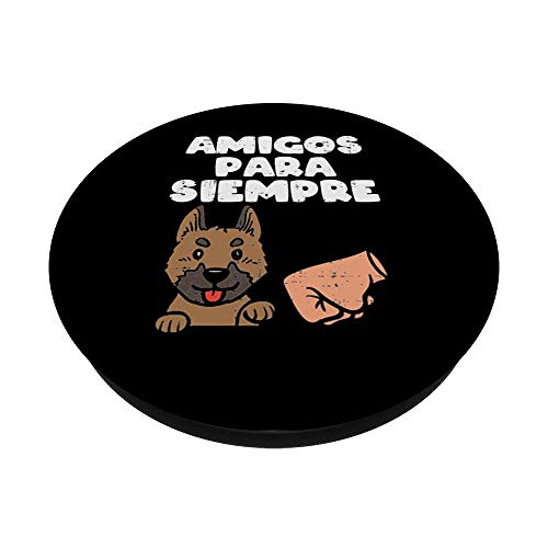Amigos Para Siempre Pastor Aleman Perro Dog Lover Regalo PopSockets PopGrip: Agarre intercambiable para Teléfonos y Tabletas