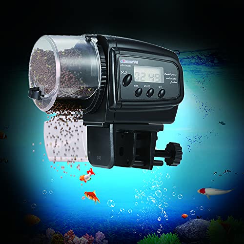 Andoer Alimentador automático de pescado con pantalla LCD para peces de acuario