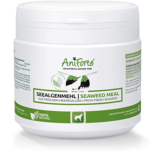 AniForte Harina de algas para la alimentación cruda 250g - suplemento BARF para perros