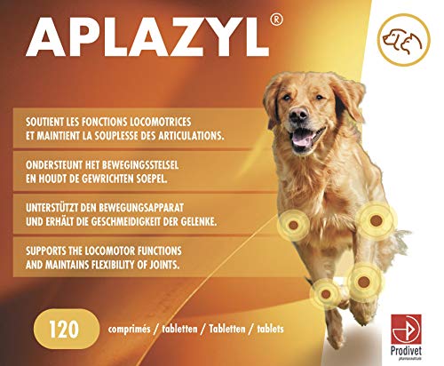 Aplazyl - condroprotector perros - pastillas articulares para perros, ingredientes naturales, desarrolladas por veterinarios, sabrosas y eficientes, 120 pastillas
