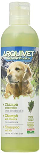 Arquivet Champú Natural antipicores para Perros con árbol de té 250 ml - Cuidado del Pelaje - Ayuda a una Buena higiene y Limpieza de Nuestra Mascota - Shampoo para Perros
