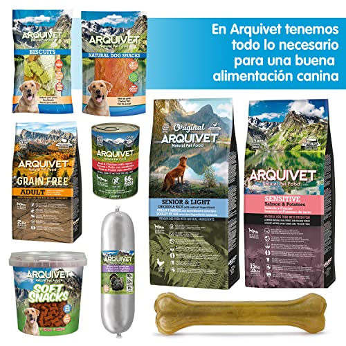 ARQUIVET Oreja de Cordero para Perros - Bolsa 100 gr - Snacks 100% Naturales para Perros - Chuches, premios, recompensas, golosinas, chucherías para Perros - Tendones deshidratados