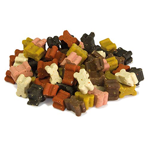 Arquivet Soft Snacks para Perro Mini huesitos Mix 800 gr - Snacks en Forma de Mini huesitos - Golosinas, chuches, premios y recompensas caninas - Alimento complementario