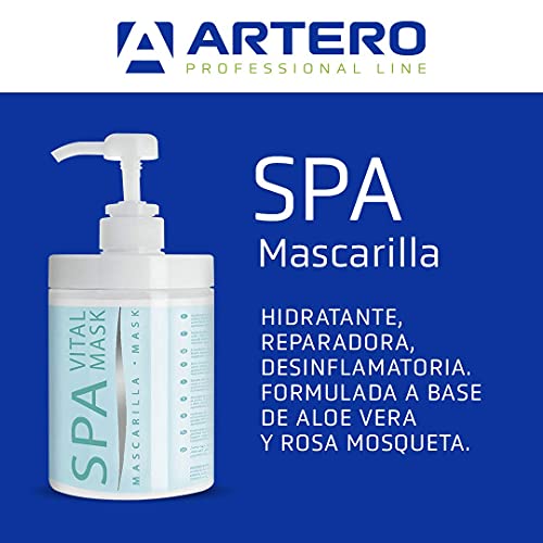 Artero Mascarilla para Perros y Gatos SPA, con Aloe Vera y Rosa de Mosqueta. 650 ml