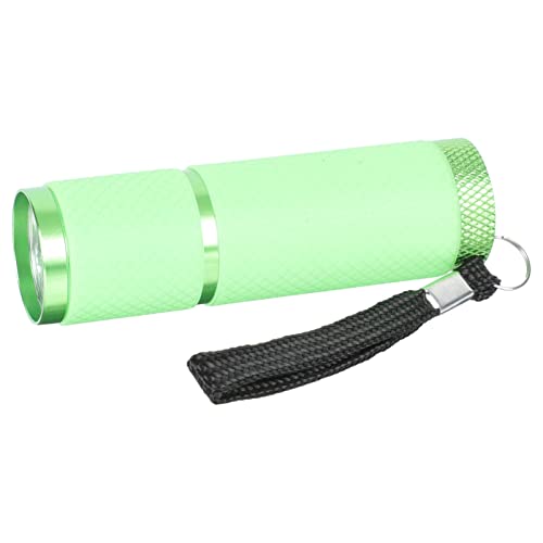 Artibetter Identificación LED Flashlight Handheld UV Blacklight Fototherapy Lamp Lámpara de Gema Herramientas de Identificación para El Detector de Orina de Camping (Verde)