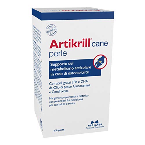 ARTIKRILL - 200 perlas antiinflamatorias, regenera cartílagos para perros