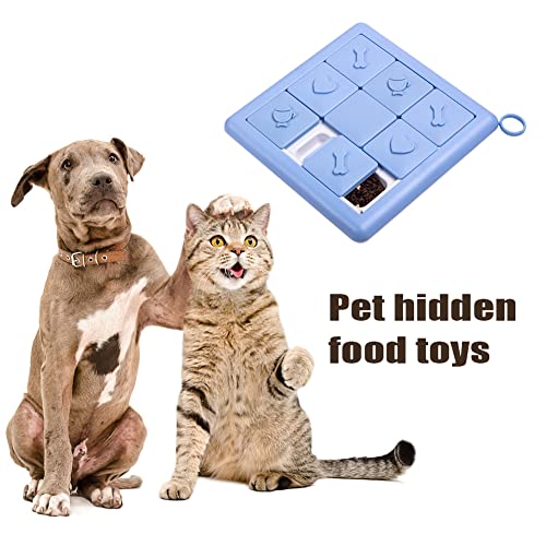 atture Juguete puzzle para perros, aumenta el IQ, dispensador de comida para perros, juguete para perros, inteligencia, cuenco lento, juego para el cerebro, juguete para perros o mascotas