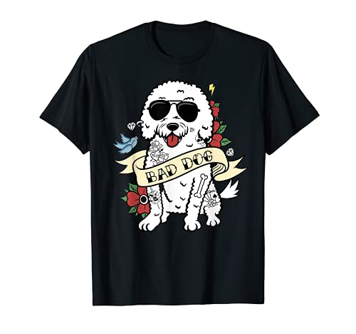 Bad Dog Bichon Frise Perro Camiseta