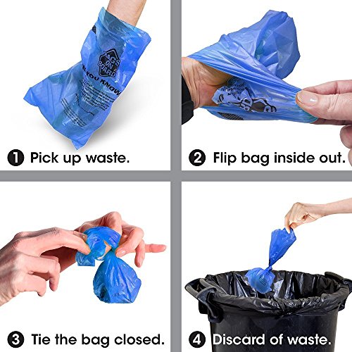 Bags on Board Perro Poop Pick-Up Bolsas Economy Pack, Azul (Paquete de 315)