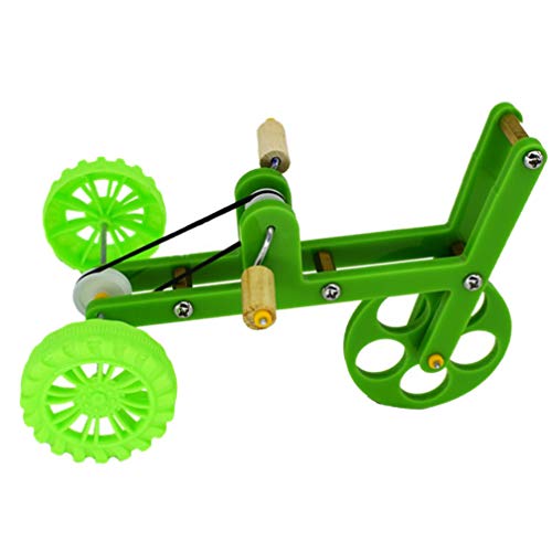 Balacoo Juguete para adiestramiento mini bicicleta juguete de juegos para pájaros divertido material para adiestramiento para periquitos Ara Conures (verde)