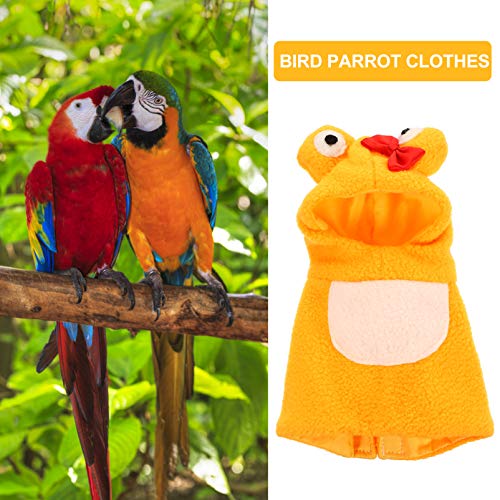 Balacoo Traje de Vuelo para Pañales de Pájaros Disfraz de Rana Loro Ropa de Pájaro para Fiestas de Cumpleaños en Casa (Talla M Naranja)