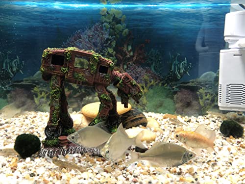 Be Sailed Decoración para acuario, diseño de robot