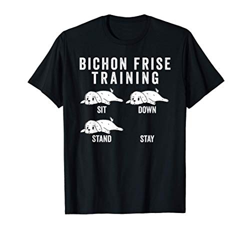 Bichon Frise Training Perro Camiseta