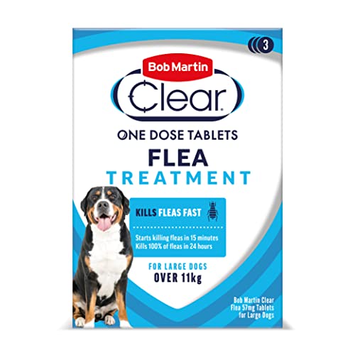 Bob Martin pulgas Tabletas Perro Gato todos los tamaños Oral Tratamiento - Dogs over 11kg