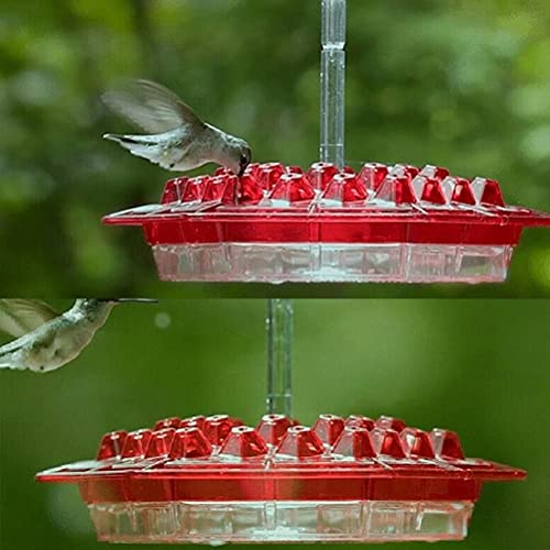 Bozaap Alimentador de colibrí en Forma de Diamante, alimentador de pájaros Colgante, alimentador de Semillas de Aves Silvestres, decoración de jardín para Patio al Aire Libre, jardín