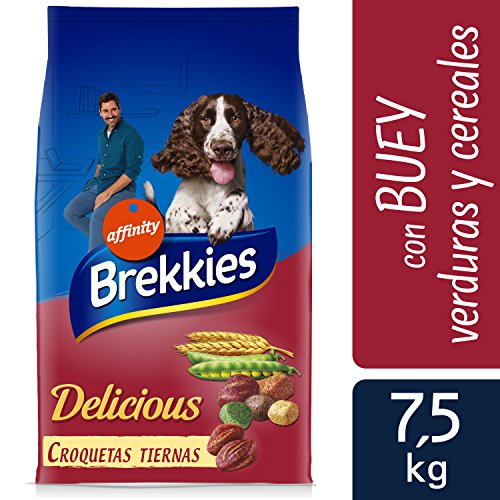 Brekkies Pienso para Perros Delicious con Buey - 7500 gr