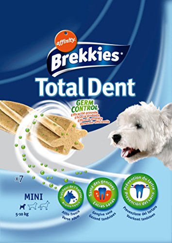 BREKKIES snack para perros total dent mini bolsa 110 gr