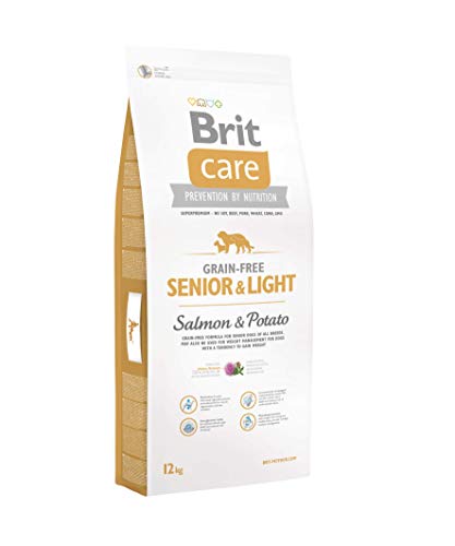 Brit Care Grain-Free Senior Salmon & Potato Comida para Perros - 3000 gr