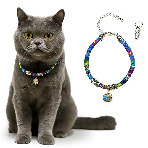 C-Tail - Collar para mascotas con cadena de extensión para bodas, cumpleaños, fotoshot (azul)