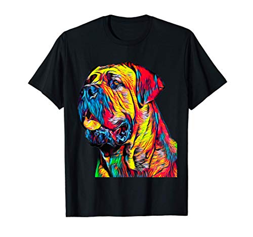 Cabeza de perro mastín italiano Cane Corso Camiseta