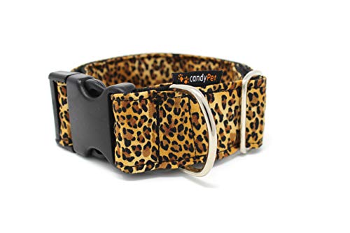 candyPet Collar Click para Perros - Modelo Leopardo