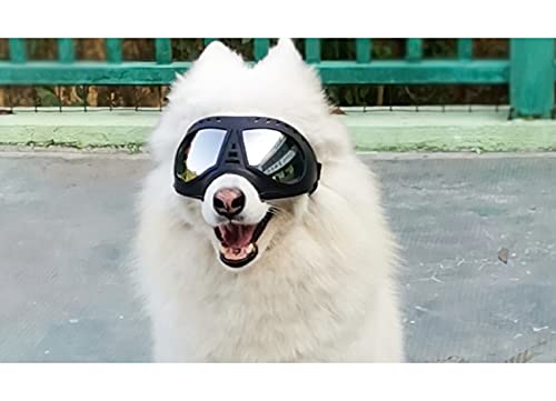 Cara del Perro Gafas De Perro De Máscara De Imagen Suave A Prueba De Viento/Agua/Nieve/UV Gafas De Sol para Perros Gafas para Perros para Perros Medianos