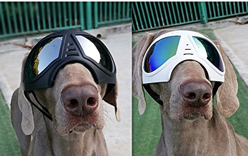 Cara del Perro Gafas De Perro De Máscara De Imagen Suave A Prueba De Viento/Agua/Nieve/UV Gafas De Sol para Perros Gafas para Perros para Perros Medianos
